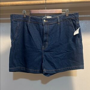 Women's Dark Blue Jean Shorts